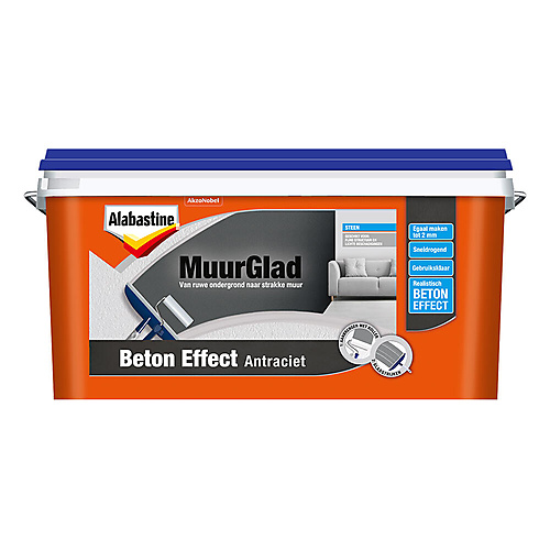 MuurGlad Beton Effect Antraciet